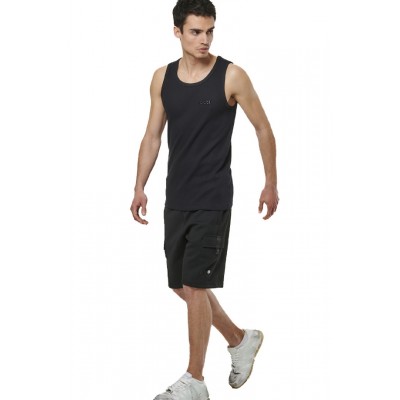 BODY ACTION TANK TOP TSHIRT 043508-01 ΜΑΥΡΟ