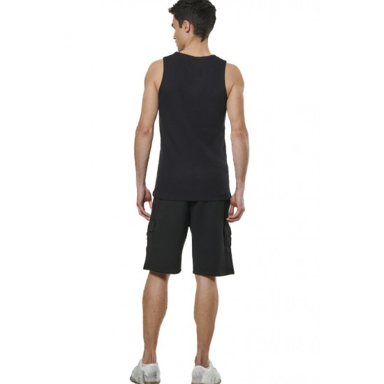 BODY ACTION TANK TOP TSHIRT 043508-01 ΜΑΥΡΟ