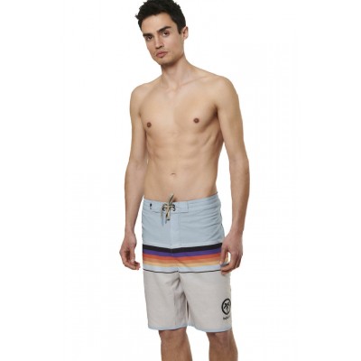 BODY ACTION BOARD SHORTS 033532-01 RAINBOW STRIPE