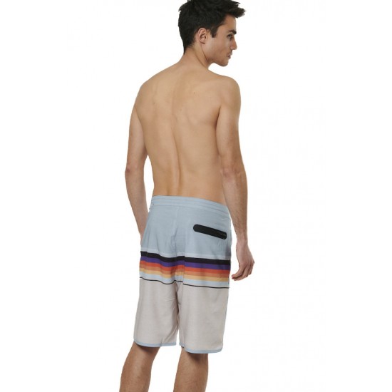 BODY ACTION BOARD SHORTS 033532-01 RAINBOW STRIPE
