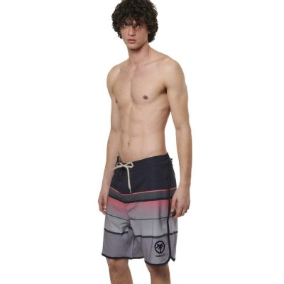 BODY ACTION BOARD SHORTS 033532-01 ΜΑΥΡΟ ΡΟΖ