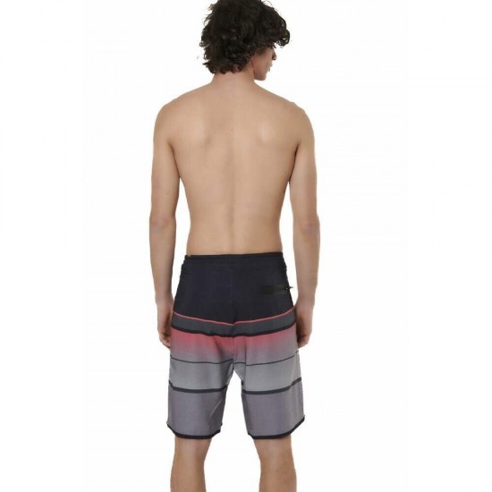 BODY ACTION BOARD SHORTS 033532-01 ΜΑΥΡΟ ΡΟΖ