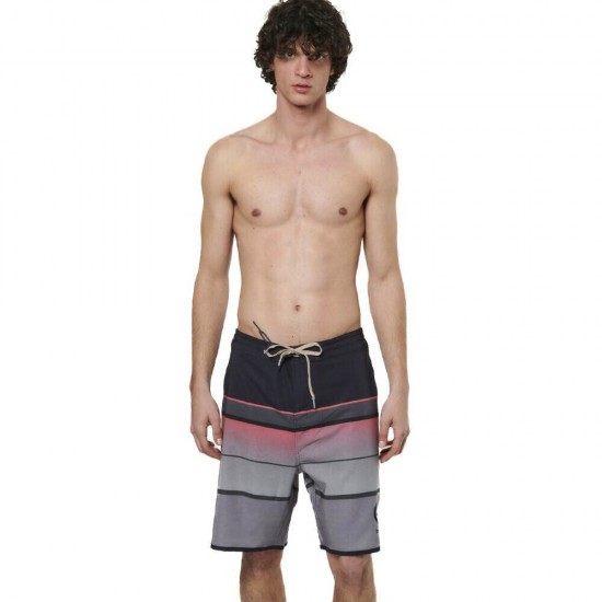 BODY ACTION BOARD SHORTS 033532-01 ΜΑΥΡΟ ΡΟΖ