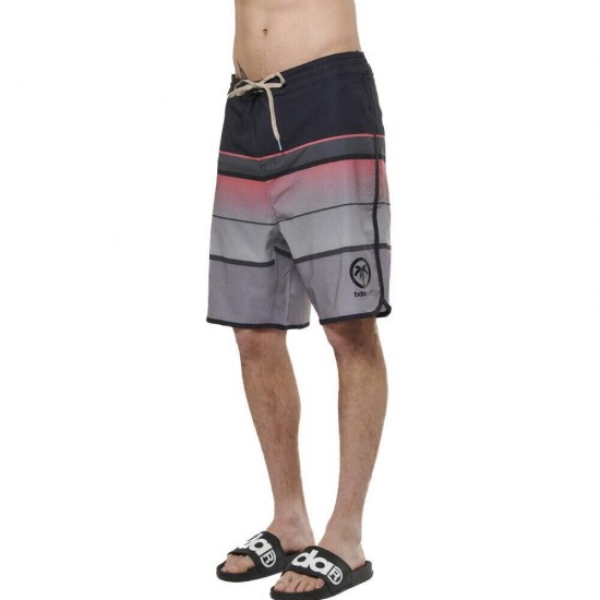 BODY ACTION BOARD SHORTS 033532-01 ΜΑΥΡΟ ΡΟΖ