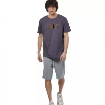 BODY ACTION ESSENTIAL FRENCH TERRY PANTS 033516-01 ΓΚΡΙ