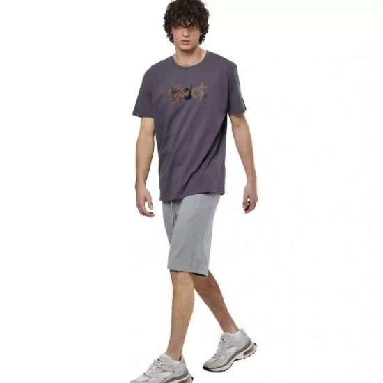BODY ACTION ESSENTIAL FRENCH TERRY PANTS 033516-01 ΓΚΡΙ
