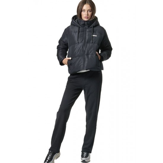 BODY ACTION ΚΑΠΙΤΟΝΕ CROPPED ΜΠΟΥΦΑΝ 071428 01 ΜΑΥΡΟ 