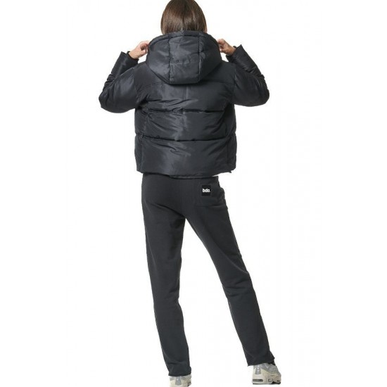 BODY ACTION ΚΑΠΙΤΟΝΕ CROPPED ΜΠΟΥΦΑΝ 071428 01 ΜΑΥΡΟ 