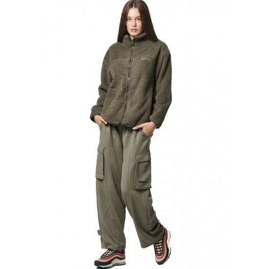 BODY ACTION SHERPA ΖΑΚΕΤΑ 071426 01 SHADOW GREEN 