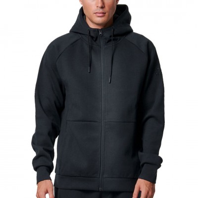 BODY ACTION TECH FLEECE ΖΑΚΕΤΑ ΜΕ ΚΟΥΚΟΥΛΑ 073420 01 ΜΑΥΡΟ