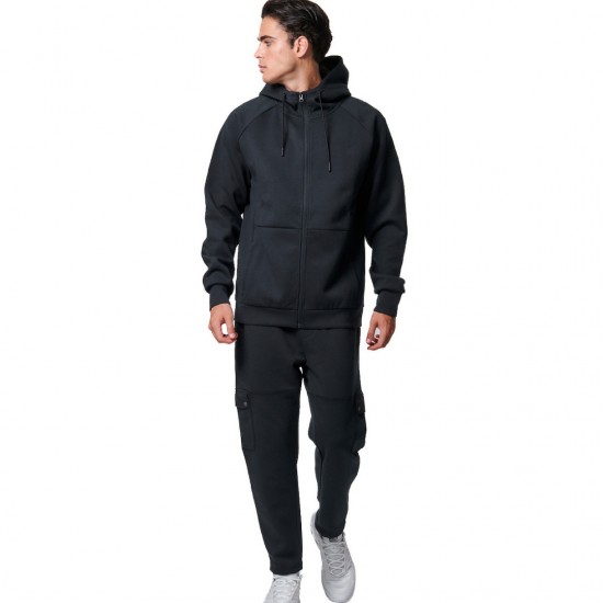 BODY ACTION TECH FLEECE ΖΑΚΕΤΑ ΜΕ ΚΟΥΚΟΥΛΑ 073420 01 ΜΑΥΡΟ