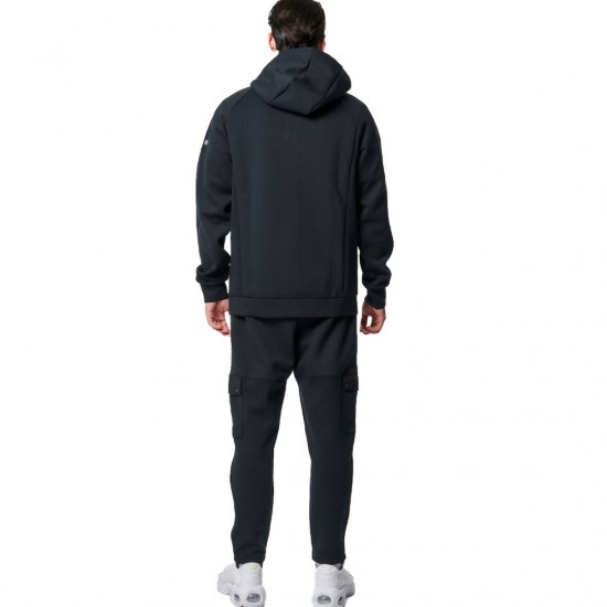BODY ACTION TECH FLEECE ΖΑΚΕΤΑ ΜΕ ΚΟΥΚΟΥΛΑ 073420 01 ΜΑΥΡΟ