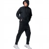 BODY ACTION TECH FLEECE ΖΑΚΕΤΑ ΜΕ ΚΟΥΚΟΥΛΑ 073420 01 ΜΑΥΡΟ