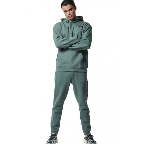 BODY ACTION FLEECE SWEATPANTS 023444 01 ΠΡΑΣΙΝΟ 