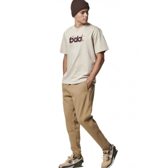 BODY ACTION FLEECE SWEATPANTS 023444 01 ΜΟΚΑ 