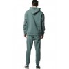 BODY ACTION FLEECE SWEATPANTS 023444 01 ΠΡΑΣΙΝΟ 