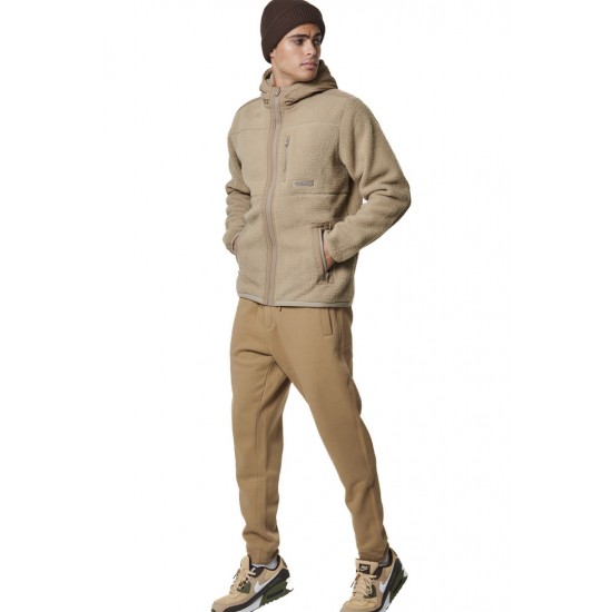 BODY ACTION FLEECE SWEATPANTS 023444 01 ΜΟΚΑ 