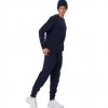 BODY ACTION FLEECE SPORTSTYLE JOGGERS 023530 01 ΜΠΛΕ 