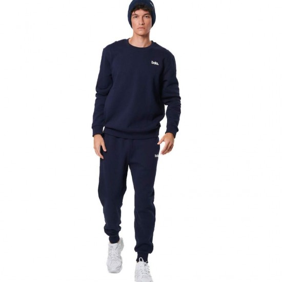 BODY ACTION FLEECE SPORTSTYLE JOGGERS 023530 01 ΜΠΛΕ 