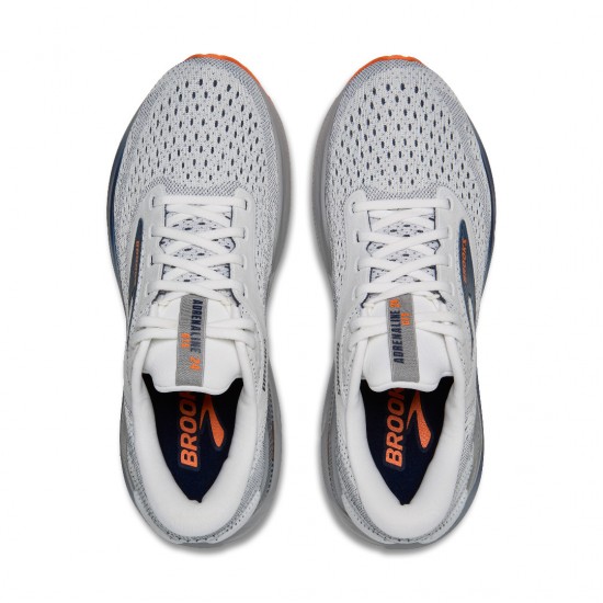 BROOKS ADRENALINE GTS 24 110437 129 ΛΕΥΚΟ ΓΚΡΙ