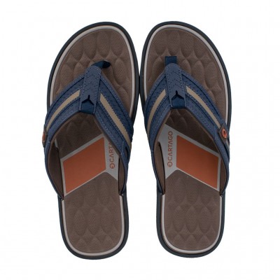 CARTAGO FLIP FLOPS 25121 BL632 ΚΑΦΕ ΜΠΛΕ
