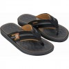 CARTAGO FLIP FLOPS 25121 BF655 ΜΑΥΡΟ ΚΑΦΕ