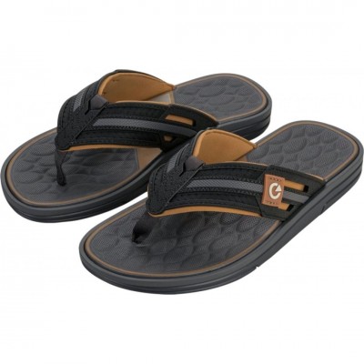 CARTAGO FLIP FLOPS 25121 BF655 ΜΑΥΡΟ ΚΑΦΕ