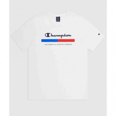 CHAMPION T SHIRT 219735 WW001 219735 WW001 ΛΕΥΚΟ