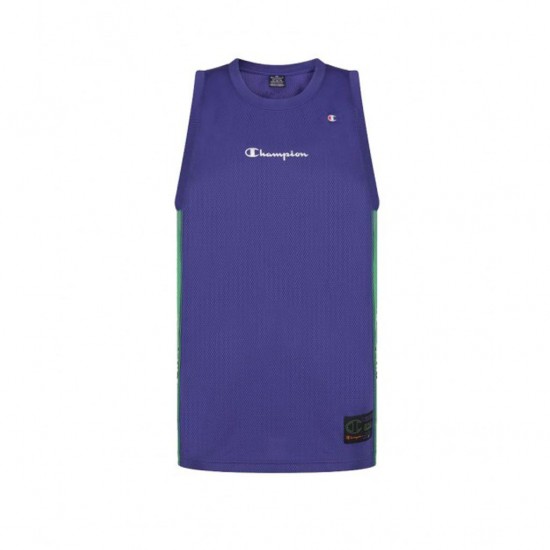 CHAMPION T SHIRT SLEEVELES 217213 BS149 ΜΩΒ ΠΡΑΣΙΝΟ