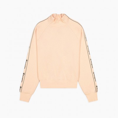 CHAMPION HIGH NECK SWEATSHIRT 114426 PS157 ΡΟΖ