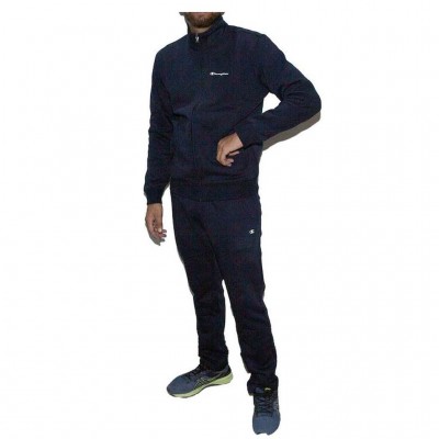 CHAMPION FULL ZIP SUIT 219620 BS501 ΜΠΛΕ