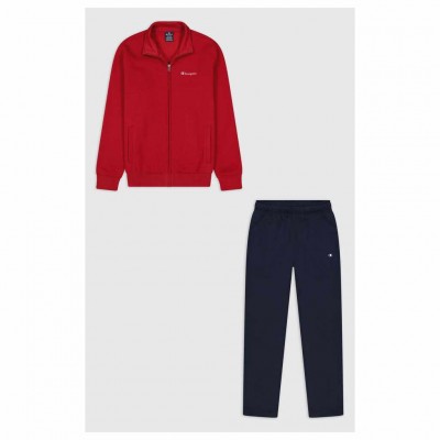 CHAMPION FULL ZIP SUIT 219620 RS505 ΚΟΚΚΙΝΟ ΜΠΛΕ