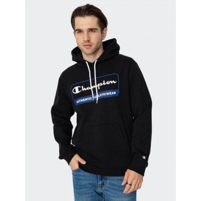 CHAMPION HOODED SWEATSHIRT 219161 KK001 ΜΑΥΡΟ