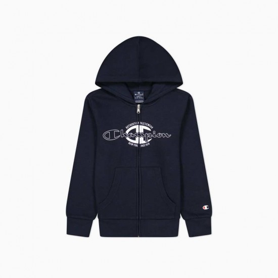 CHAMPION HOODED SWEATSHIRT 306170 BS501 ΜΠΛΕ