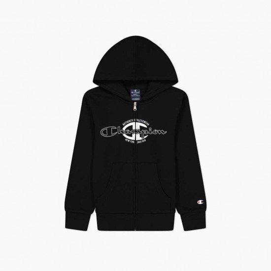 CHAMPION HOODED SWEATSHIRT 306170 KK001 ΜΑΥΡΟ