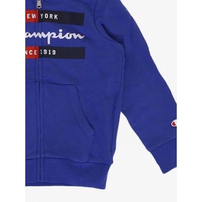 CHAMPION HOODED SWEATSHIRT 306514 BS025 ΜΠΛΕ