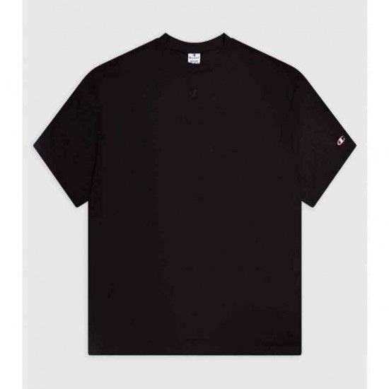 CHAMPION T SHIRT 117146 KK001 ΜΑΥΡΟ