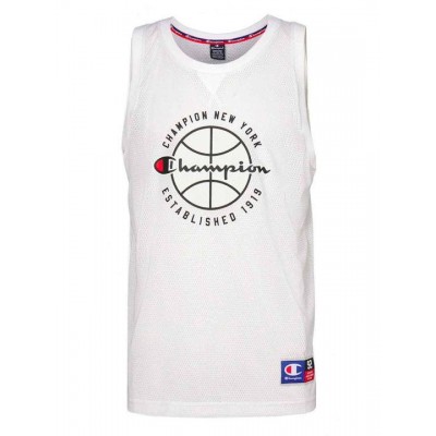 CHAMPION T SHIRT SLEEVELES 219796 WW033 ΛΕΥΚΟ