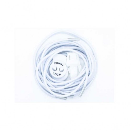 COIMBRA FUNNY LACES ΚΟΡΔΌΝΙΑ ΠΑΠΟΥΤΣΙΏΝ E348000 ΛΕΥΚΟ