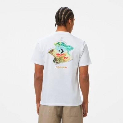 CONVERSE WAVES LOOSE FIT T SHIRT 10027366 A02 102 ΛΕΥΚΟ