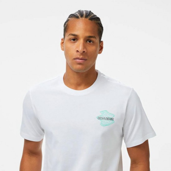CONVERSE WAVES LOOSE FIT T SHIRT 10027366 A02 102 ΛΕΥΚΟ