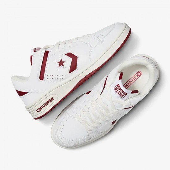 CONVERSE WEAPON A12744C 102 ΛΕΥΚΟ ΚΟΚΚΙΝΟ