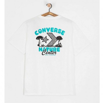 CONVERSE NATURE CENTER T SHIRT 10027346-A02 102 ΛΕΥΚΟ