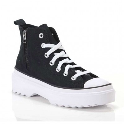 CONVERSE ALL STAR LUGGED A03011GS ΜΑΥΡΟ ΛΕΥΚΟ