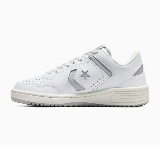 CONVERSE WEAPON LEATHER A11461C 119 ΛΕΥΚΟ ΓΚΡΙ