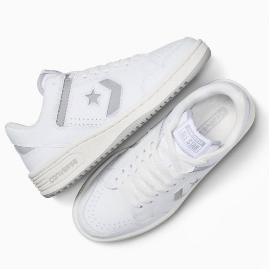 CONVERSE WEAPON LEATHER A11461C 119 ΛΕΥΚΟ ΓΚΡΙ