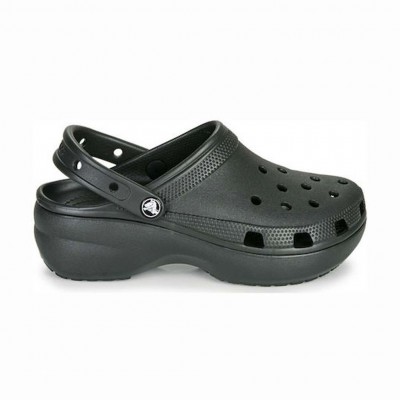 CROCS CLASSIC PLATFORM CLOG 206750 001 ΜΑΥΡΟ