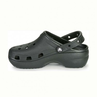 CROCS CLASSIC PLATFORM CLOG 206750 001 ΜΑΥΡΟ