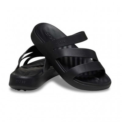 CROCS GETAWAY STRAPPY 209587 001 ΜΑΥΡΟ