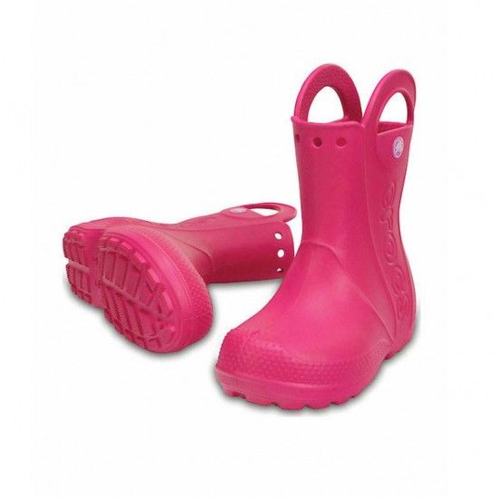 CROCS HANDLE IT RAIN BOOT KIDS 12803 6X0 ΦΟΥΞΙΑ